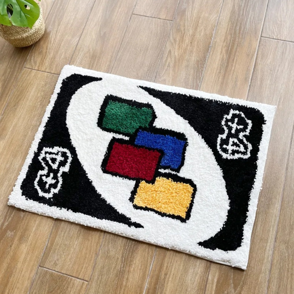 Uno Plus 4 Card Rug