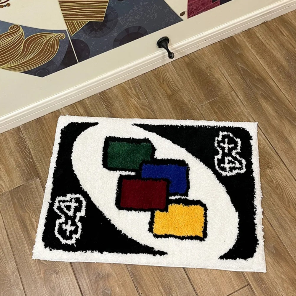 Uno Plus 4 Card Rug